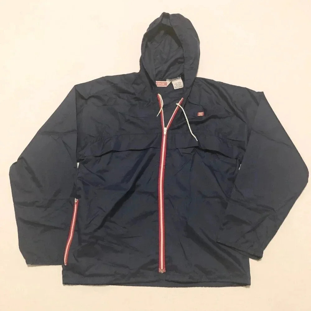 Vintage Free Spirit Women Size 34-36 Jacket Raincoat Packable Windbreaker